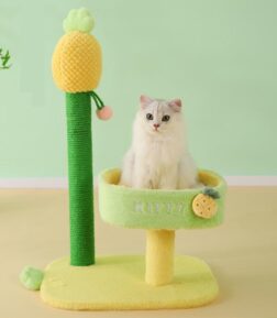Deluxe Cat Climbing Frame with Sisal Scratch Post and Jumping Platform