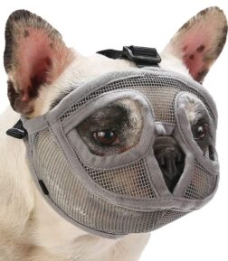 Breathable Mesh Muzzle for Flat-Faced Dogs