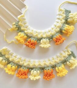 Cat Dog Knitted Collar