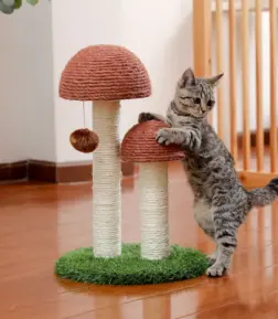 Cat Scratching Post with Natural Sisal Rope for Kittens