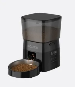 2L Smart Automatic Pet Food Dispenser with Stainless Steel Bowl