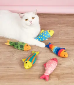 Catnip-Infused Fish Toy