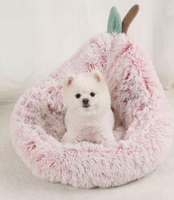 Plush Dog Kennel Bed - Washable, Warm, and Cozy Pet Sofa for Small to Medium Dogs
