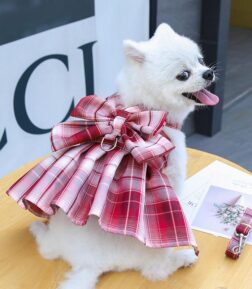 Plaid Dog Dress Harness