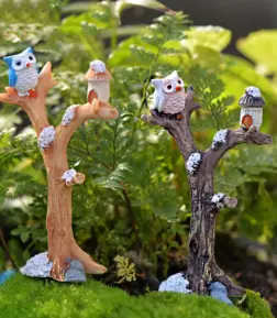 Resin Tree Trunk Aquarium Ornament