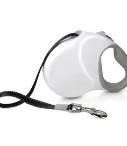 Heavy Duty Retractable Dog Leash with Reflective Anti-Slip Handle - 5m/26ft No Tangle Pet Lead for Medium and Large Dogs