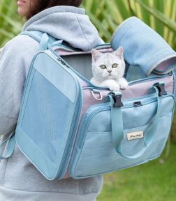 Eco-friendly Water-resistant Pet Carrier Bag - High Grade Polyester