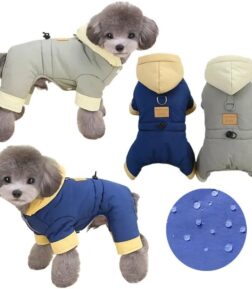 Waterproof Pet Hoodie Jumpsuit