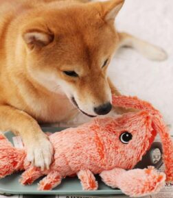 Interactive Plush Flopping Lobster Toy