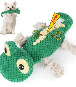 Plush Lizard Squeaky Dog Toy