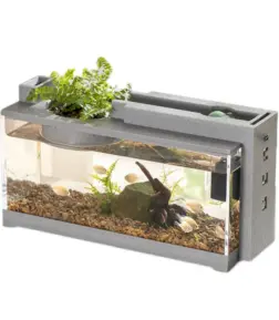Aquarium Fish Tank Kit with Built-in Oxygen Bar & USB Mute Filter