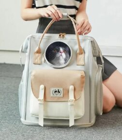 Large Capacity Cat and Small Dog Breathable Backpack