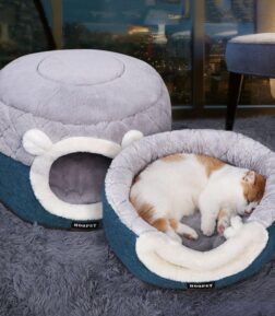Cozy Convertible Cat Bed & Small Dog Cushion