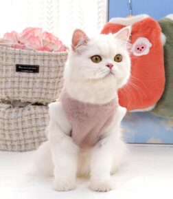 Soft Fleece Vest for Cats & Small Dogs