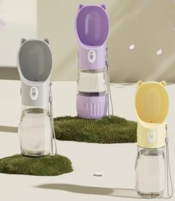 2-in-1 Portable Pet Water Bottle and Food Container