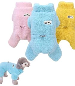 Warm Fleece Pet Overalls
