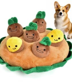 Interactive Plush Dog Puzzle Toy