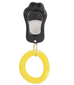 Adjustable Dog Training Clicker with Sound Control & Wrist Strap