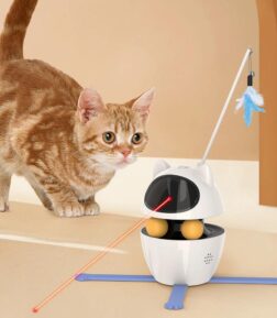 Interactive 3-in-1 LED Laser Cat Toy