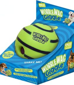 Interactive Giggle Ball Toy for Dogs - Teeth Cleaning, Bite-Resistant & Sound Making
