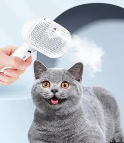 Professional Pet Hair Straightener & Massage Comb for Cats