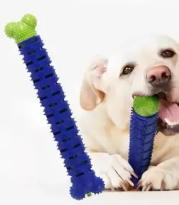 Silicone Bone Dog Molar Stick: Bite-Resistant Tooth Cleaning Toy