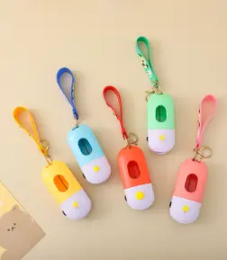 Portable Dog Poop Bag Dispenser & Waste Bag Holder