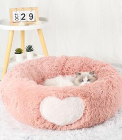 Cozy Clamshell Cat Bed