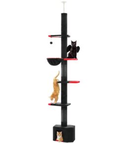 Adjustable Gothic Cat Tree Tower