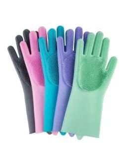 Pet Grooming Silicone Gloves