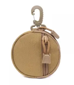 Portable Tactical Dog Treat Pouch with Rotatable Carabiner for Training