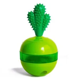 3-in-1 Interactive Cactus Dog Toy: Chew, Dispense, and Play