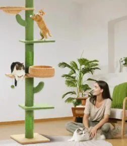 Cactus Cat Tree Floor to Ceiling