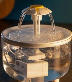 1000ML USB Cat Water Fountain with Auto Filter & Prevention Pump Sensor