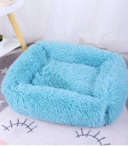 Cozy Plush Dog Cushion Bed